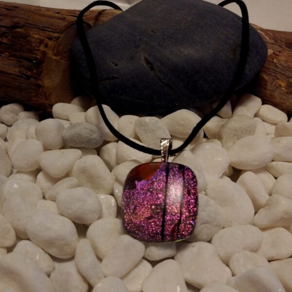 Pink with Black Pendant